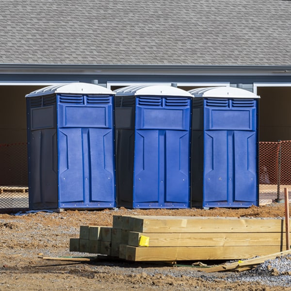 are there any restrictions on where i can place the porta potties during my rental period in Inverness